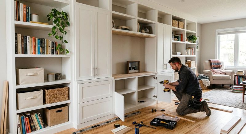Built In Desk Installation in Raleigh, NC