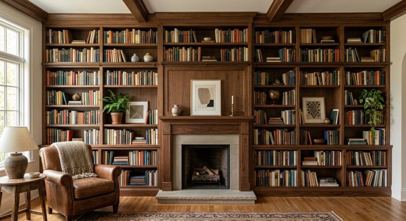 Fireplace Cabinet Installation in Charlotte, NC