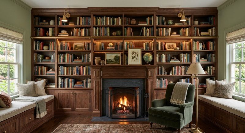 Fireplace Shelves Installation in Charlotte, NC