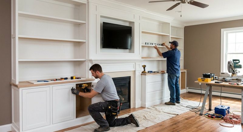 Built In Desk Installation in Charlotte, NC